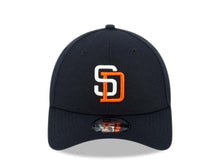 Load image into Gallery viewer, San Diego Padres New Era MLB 9FORTY 940 Adjustable Cap Hat Navy Crown/Visor White/Orange Logo (Tony Gwynn Era)
