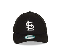 Load image into Gallery viewer, St. Louis Cardinals New Era MLB 9FORTY 940 Adjustable Cap Hat Black Crown/Visor White Logo