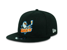 Load image into Gallery viewer, San Diego Gulls New Era 9FIFTY 950 Snapback Cap Hat Black Crown/Visor Team Color Logo
