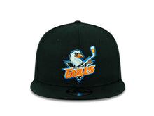 Load image into Gallery viewer, San Diego Gulls New Era 9FIFTY 950 Snapback Cap Hat Black Crown/Visor Team Color Logo