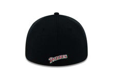Load image into Gallery viewer, San Diego Gulls New Era 39THIRTY 3930 Flexfit Cap Hat Black Crown/Visor Team Color Logo