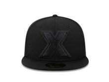 Load image into Gallery viewer, Xolos de Tijuana New Era Liga MX 59FIFTY 5950 Fitted Cap Hat Black Crown/Visor Black ??úX??Ñ Logo