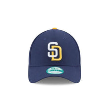 Load image into Gallery viewer, San Diego Padres New Era MLB 9FORTY 940 Adjustable Cap Hat Navy Crown/Visor White/Gold Logo