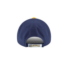 Load image into Gallery viewer, San Diego Padres New Era MLB 9FORTY 940 Adjustable Cap Hat Navy Crown/Visor White/Gold Logo
