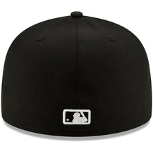 Load image into Gallery viewer, (Youth) San Diego Padres New Era MLB 59Fifty 5950 Fitted Cap Hat Black Crown/Visor White Logo