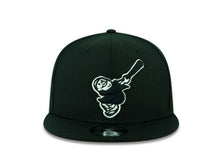 Load image into Gallery viewer, San Diego Padres New Era MLB 9FIFTY 950 Snapback Cap Hat Black Crown/Visor Black/White Friar Logo