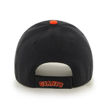Load image into Gallery viewer, San Francisco Giants '47 MVP Adjustable Cap Hat Team Color Black Crown/Visor Orange Logo