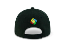 Load image into Gallery viewer, Mexico New Era WBC 9FORTY 940 Adjustable Cap Hat Team Color Black Crown/Visor Green/White/Red Logo