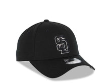 Load image into Gallery viewer, San Diego Padres New Era MLB 9FORTY 940 Adjustable Cap Hat Black Crown/Visor Black/White Logo