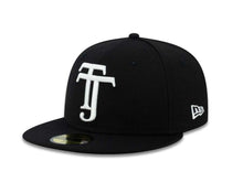 Load image into Gallery viewer, Xolos de Tijuana New Era Liga MX 59FIFTY 5950 Fitted Cap Hat Black Crown/Visor White ??úTJ??Ñ Logo