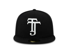 Load image into Gallery viewer, Xolos de Tijuana New Era Liga MX 59FIFTY 5950 Fitted Cap Hat Black Crown/Visor White ??úTJ??Ñ Logo