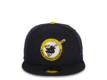 Load image into Gallery viewer, San Diego Padres New Era MLB 59Fifty 5950 Fitted Cap Hat Navy Crown/Visor Brown/White/Gold Friar Logo