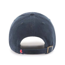 Load image into Gallery viewer, Boston Red Sox '47 Brand MLB Clean Up Adjustable Cap Hat Navy Blue Crown/Visor Team Color Logo