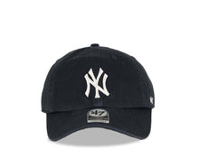 Load image into Gallery viewer, New York Yankees '47 Brand MLB Clean Up Adjustable Cap Hat Navy Crown/Visor White Logo (Team Color)