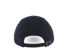 Load image into Gallery viewer, San Diego Padres '47 Brand MLB Clean Up Adjustable Cap Hat Navy Crown/Visor White/Orange Logo