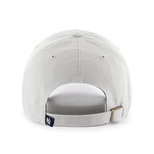 Load image into Gallery viewer, New York Yankees '47 Brand MLB Clean Up Adjustable Cap Hat Gray Crown/Visor White Logo