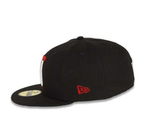 Load image into Gallery viewer, Tijuana Toros New Era LMB 59FIFTY 5950 Fitted Cap Team Color Hat Black Crown/Visor Red/White ??úTJ??Ñ Logo