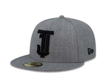 Load image into Gallery viewer, Tijuana Toros New Era 59FIFTY 5950 Fitted Cap Hat Heather Gray Crown/Visor Black Logo