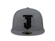 Load image into Gallery viewer, Tijuana Toros New Era 59FIFTY 5950 Fitted Cap Hat Heather Gray Crown/Visor Black Logo