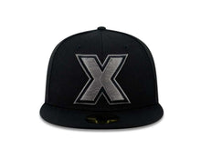 Load image into Gallery viewer, Xolos de Tijuana New Era Liga MX 59FIFTY 5950 Fitted Cap Hat Black Crown/Visor Dark Gray ??úX??Ñ Logo