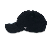 Load image into Gallery viewer, Los Angeles Dodgers '47 MLB Clean Up Adjustable Cap Hat Black Crown/Visor Black/White Logo
