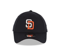 Load image into Gallery viewer, San Diego Padres New Era MLB 9FORTY 940 Adjustable Cap Hat Navy Crown/Visor White/Orange Logo Snapback Closure Gray UV