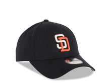 Load image into Gallery viewer, San Diego Padres New Era MLB 9FORTY 940 Adjustable Cap Hat Navy Crown/Visor White/Orange Logo Snapback Closure Gray UV