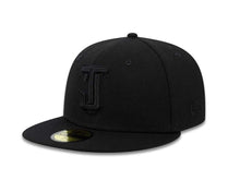 Load image into Gallery viewer, Tijuana Toros New Era LMB 59FIFTY 5950 Fitted Cap Hat All Black Crown/Visor Black Logo