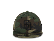 Load image into Gallery viewer, (Youth) San Diego Padres New Era MLB 9FIFTY 950 Kid Snapback Cap Hat Camo Crown/Visor Black Logo