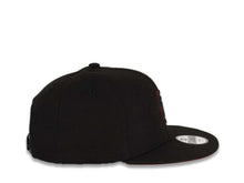 Load image into Gallery viewer, (Youth) San Diego Padres New Era MLB 9Fifty 950 Snapback Cap Hat Black Crown/Visor Black/Red Logo