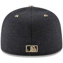 Load image into Gallery viewer, Boston Red Sox New Era MLB 59FIFTY 5950 Fitted Cap Hat Black Crown/Visor Metallic Gold Logo (2017 All-Star Game)