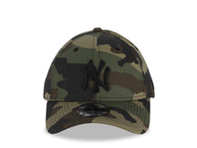 Load image into Gallery viewer, New York Yankees New Era MLB 9FORTY 940 Adjustable Cap Hat Camo Crown/Visor Black Logo Black UV