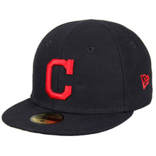 Load image into Gallery viewer, (Infant) Cleveland Indians New Era MLB 59FIFTY 5950 Fitted Cap Hat Team Color Dark Navy Crown/Visor Red Logo (My 1st First)