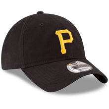 Load image into Gallery viewer, Pittsburgh Pirates New Era MLB 9TWENTY 920 Adjustable Cap Hat Black Crown/Visor Team Color Logo