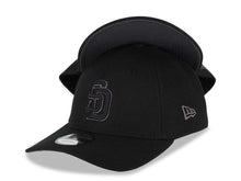 Load image into Gallery viewer, San Diego Padres New Era MLB 9FORTY 940 Adjustable Cap Hat Black Crown/Visor Black/Dark Gray Logo