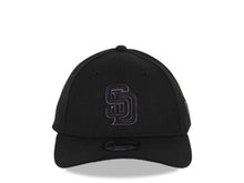 Load image into Gallery viewer, San Diego Padres New Era MLB 9FORTY 940 Adjustable Cap Hat Black Crown/Visor Black/Dark Gray Logo