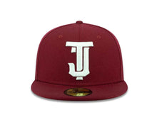 Load image into Gallery viewer, Tijuana Toros New Era LMB 59FIFTY 5950 Fitted Cap Hat Maroon Crown/Visor White ??úTJ??Ñ Logo