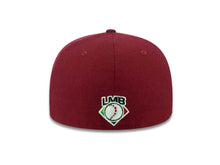 Load image into Gallery viewer, Tijuana Toros New Era LMB 59FIFTY 5950 Fitted Cap Hat Maroon Crown/Visor White ??úTJ??Ñ Logo