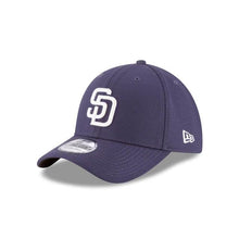 Load image into Gallery viewer, San Diego Padres New Era MLB 39THIRTY 3930 Flexfit Cap Hat Diamond Era Navy Crown/Visor White Logo