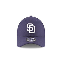 Load image into Gallery viewer, San Diego Padres New Era MLB 39THIRTY 3930 Flexfit Cap Hat Diamond Era Navy Crown/Visor White Logo