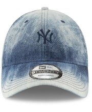 Load image into Gallery viewer, New York Yankees New Era MLB 9FORTY 940 Adjustable Cap Hat Blue Denim Crown/Visor Navy Logo
