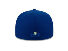 Load image into Gallery viewer, Obregon Yaquis New Era 59FIFTY 5950 Fitted Cap Hat Royal Blue Crown/Visor White ??úCO??Ñ Logo