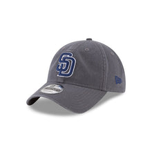 Load image into Gallery viewer, San Diego Padres New Era MLB 9TWENTY 920 Adjustable Cap Hat Dark Gray Crown/Visor Navy/White Logo