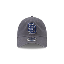 Load image into Gallery viewer, San Diego Padres New Era MLB 9TWENTY 920 Adjustable Cap Hat Dark Gray Crown/Visor Navy/White Logo