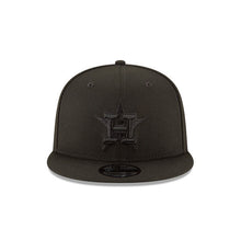 Load image into Gallery viewer, Houston Astros New Era MLB 9FIFTY 950 Snapback Cap Hat Black Crown/Visor Black Logo
