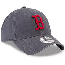 Load image into Gallery viewer, Boston Red Sox New Era MLB 9TWENTY 920 Adjustable Cap Hat Dark Gray Crown/Visor Red/Navy Blue Logo