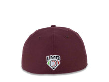 Load image into Gallery viewer, Algodoneros de Unión Laguna New Era LMB 59FIFTY 5950 Fitted Cap Hat Maroon Crown/Visor White Logo