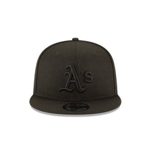 Load image into Gallery viewer, Oakland Athletics New Era MLB 9FIFTY 950 Snapback Cap Hat Black Crown/Visor Black Logo