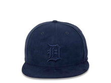 Load image into Gallery viewer, Detroit Tigers New Era MLB 9FIFTY 950 Snapback Suede Material Cap Hat Navy Blue Crown/Visor Navy Blue Logo (Spring Suede)