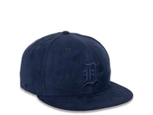 Load image into Gallery viewer, Detroit Tigers New Era MLB 9FIFTY 950 Snapback Suede Material Cap Hat Navy Blue Crown/Visor Navy Blue Logo (Spring Suede)